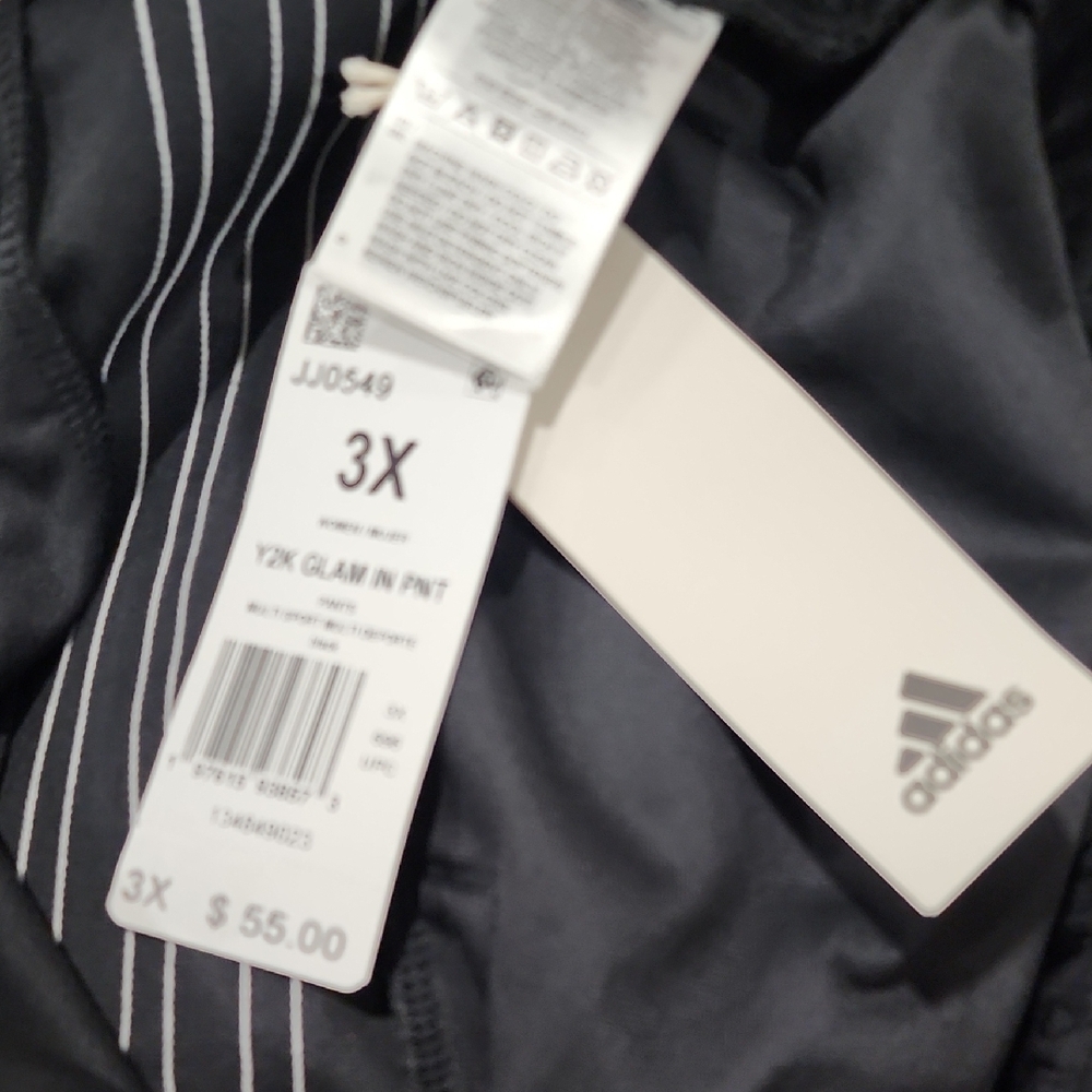 adidas Black Sweatpants with White Stripes - Picture 5 of 5